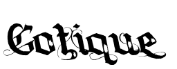 Gotique Font Image