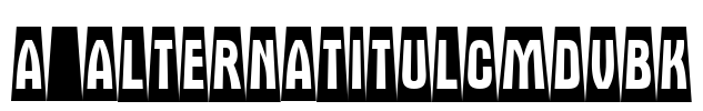 a_AlternaTitulCmDvBk Font Image