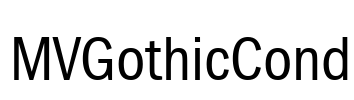 MVGothicCond
