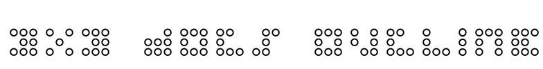 3x3 dots Outline