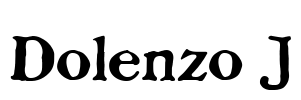 Dolenzo J Font Image