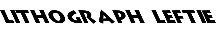 Lithograph Leftie