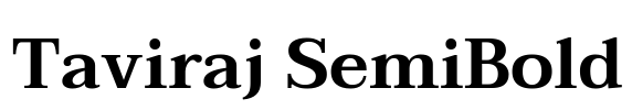 Taviraj SemiBold Font Image