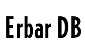 Erbar DB Font Image