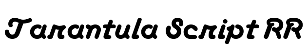 Tarantula Script RR Font Image
