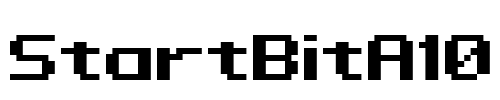 StartBitA10 Font Image