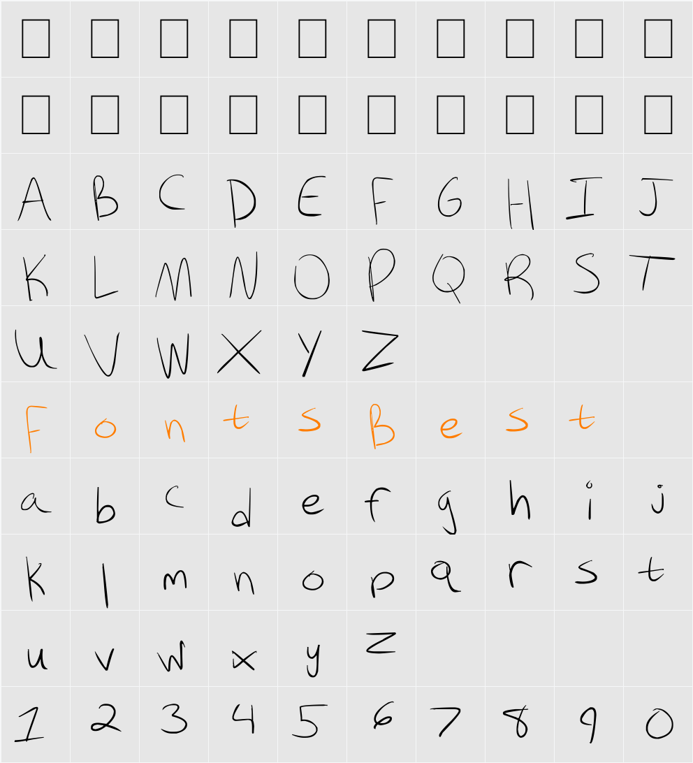 Kiki Character Map