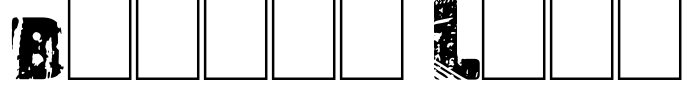 Border Line Font Image