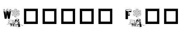 Winter Fun Font Image