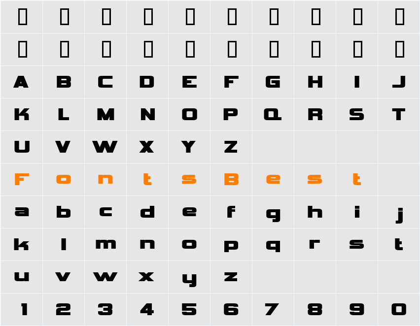 Vipnagorgialla Character Map