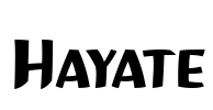 Hayate Font Image