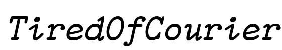 TiredOfCourier