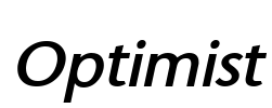 Optimist Font Image