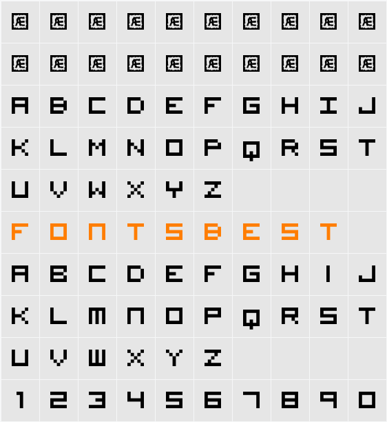 Visitor TT1 (BRK) Character Map