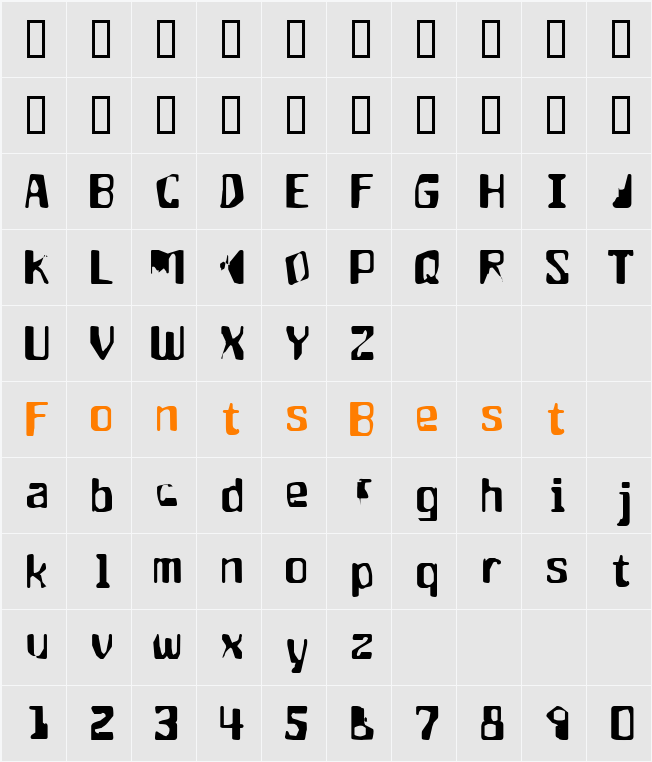 aptango Character Map