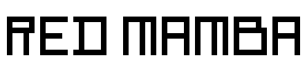 Red Mamba Font Image