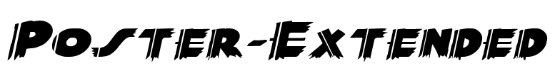 Poster-Extended Font Image