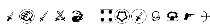 dPoly 4EDings Font Image