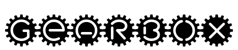 GearBox Font Image