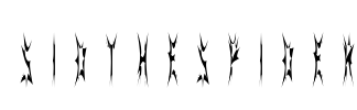 SidTheSpider Font Image