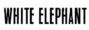 White Elephant Font Image