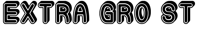 Extra Gro St Font Image