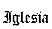 Iglesia Font Image