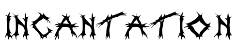 Incantation Font Image