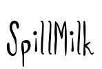 SpillMilk Font Image