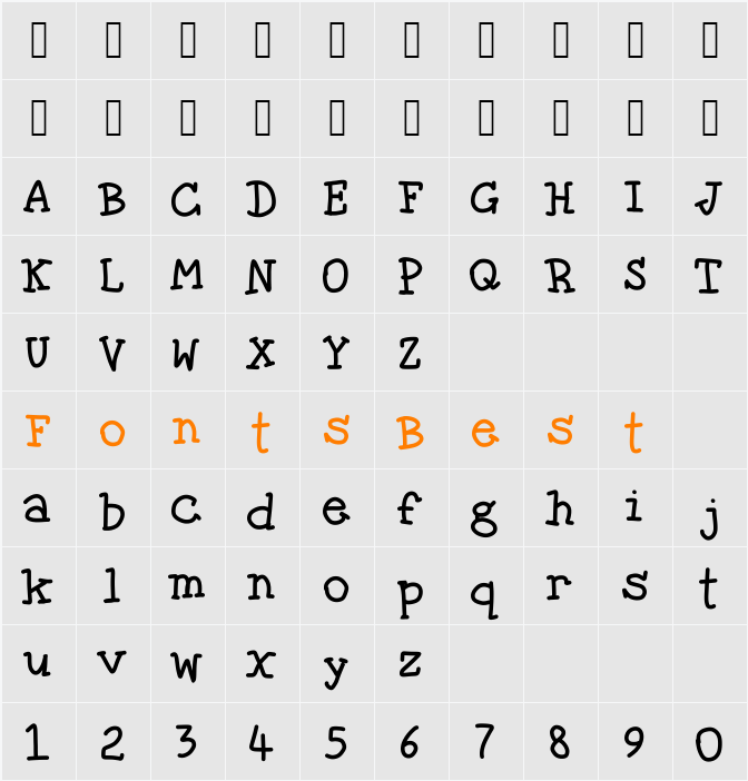 The fragile wind Character Map