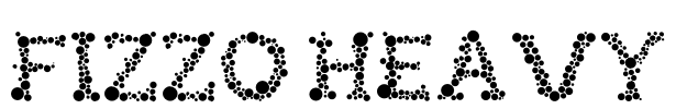 FIZZO Heavy Font Image