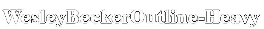 WesleyBeckerOutline-Heavy