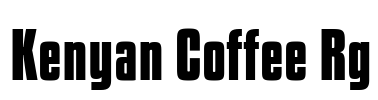 Kenyan Coffee Rg