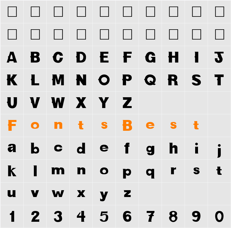 New Character Map