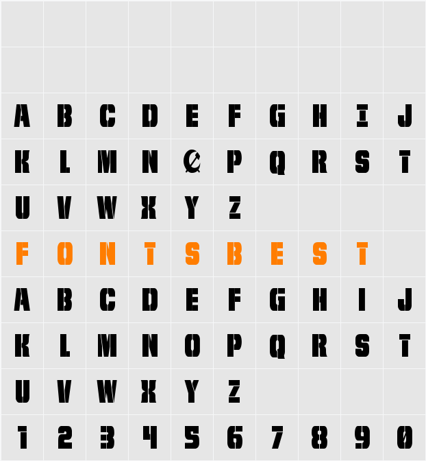 From BOND With Love Condensed Character Map