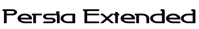Persia Extended Font Image