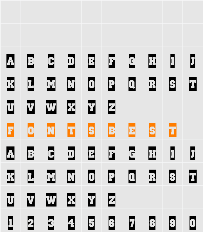 a_CampusCm Character Map