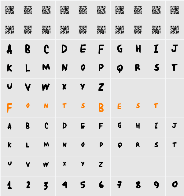 DirtyLocals Character Map