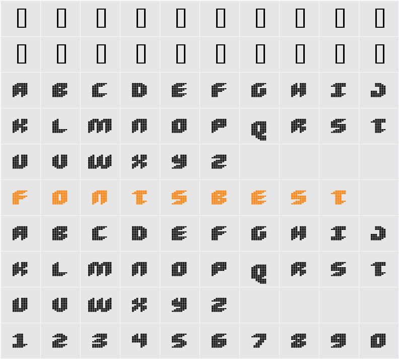 Loud noise Character Map