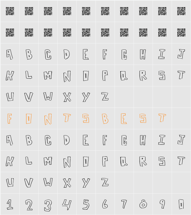 BoxLines Character Map