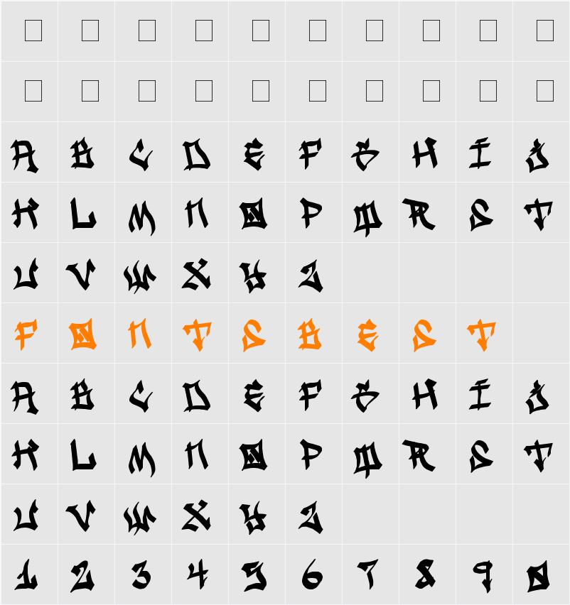 Ghetto Streetz Character Map