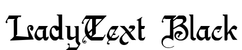 LadyText Black