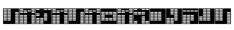 katakana,block Font Image
