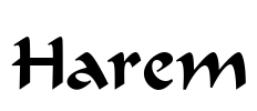 Harem Font Image