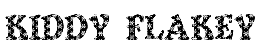 Kiddy Flakey Font Image