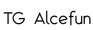 TG Alcefun Font Image
