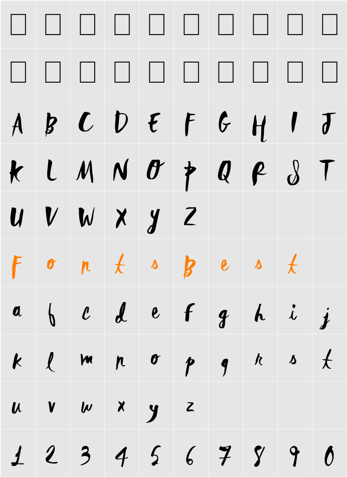 Rebel Heart Character Map