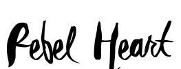 Rebel Heart Font Image