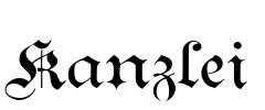 Kanzlei Font Image