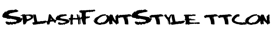 SplashFontStyle ttcon